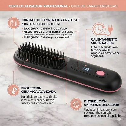 Mini Peine Alisador Portátil